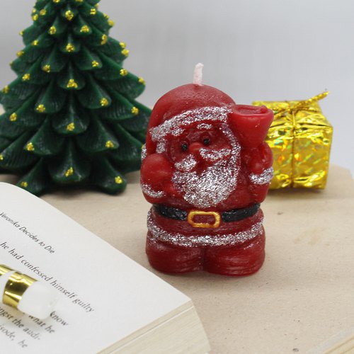 Santa Claus Candle | Different Shapes Candle for Home & Decoration, Birthday, Christmas